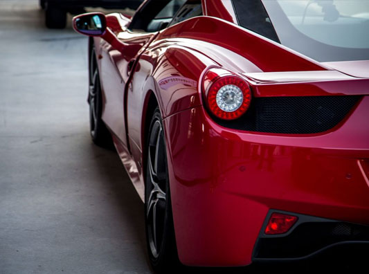 Car School Box - particolare Ferrari